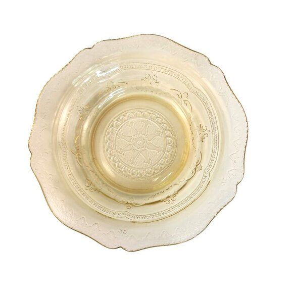 ✨Vintage Patrician Amber Depression Glass Cereal Bowl - Federal Glass Design Ele - Picture 5 of 7